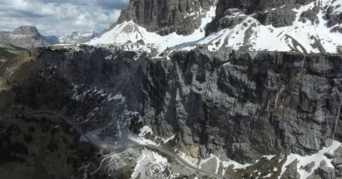 Road under the mountain Stock Footage 67701068