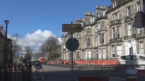 A road under reconstruction Stock Footage 91504592