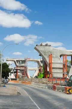 Road under reconstruction Stock Photos