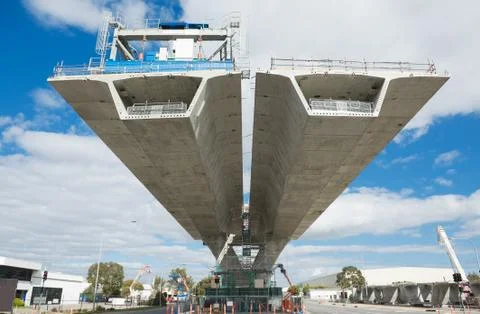 Road under reconstruction Stock Photos