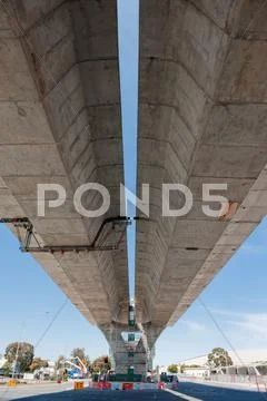 Road under reconstruction Stock Photos