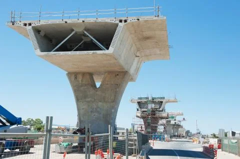 Road under reconstruction Stock Photos