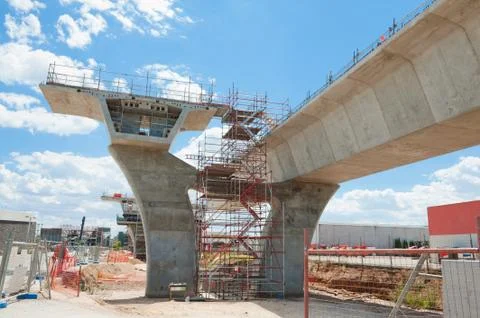 Road under reconstruction Stock Photos