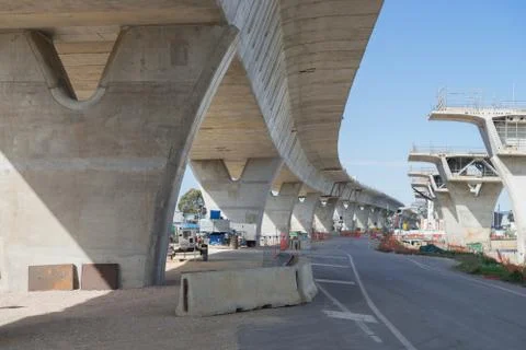 Road under reconstruction Stock Photos