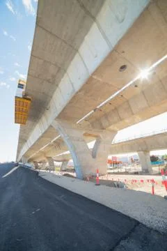 Road under reconstruction Stock Photos