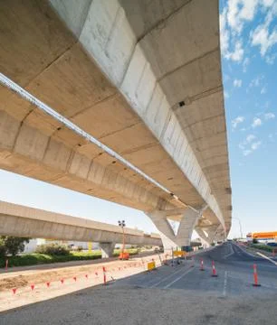 Road under reconstruction 스톡 사진