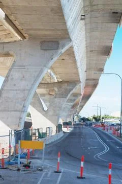 Road under reconstruction Stock Photos