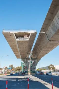 Road under reconstruction Stock Photos