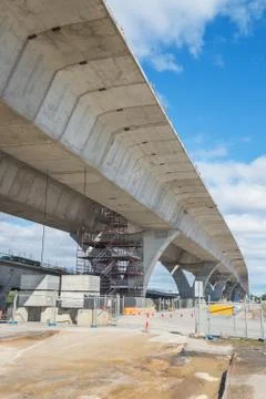 Road under reconstruction Stock Photos