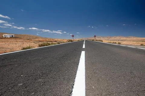 Road into the unknown Stock Photos