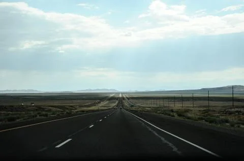 Road, Utah Foto stock