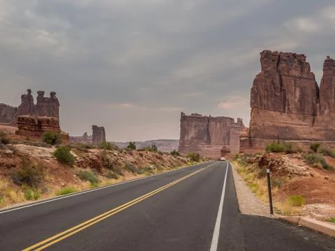 Road in Utah Stock Photos