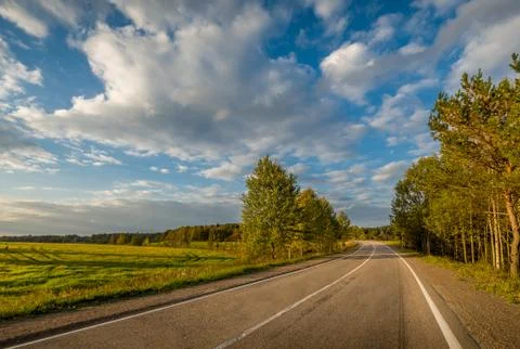 Road to vacation Stock Photos