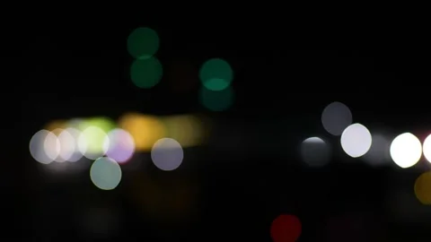 Road vechicles bokeh glow light background Stock Footage 293518002