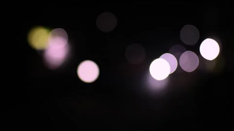 Road vechicles light bokeh background Stock Footage 293518199