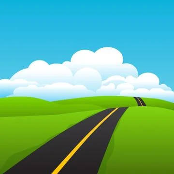 Road Vector Stock Illustration