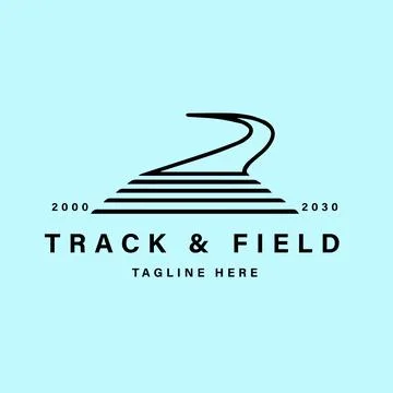 Road vector logo icon Stock Illustration