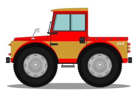 Off road vehicle. Stock Illustration