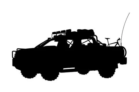 Off road vehicle Stock-Illustration
