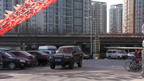 An off-road vehicle stopped Stock Footage 253773271