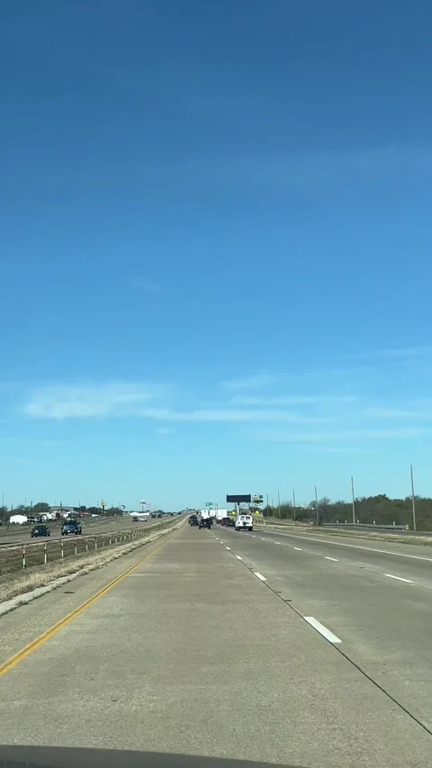Road view from a car Stock Footage 337106916