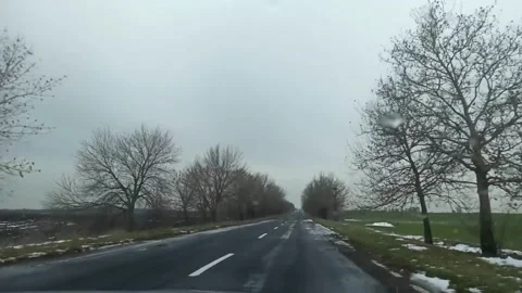 Road. View from the cars ahead Stock Footage 147668853
