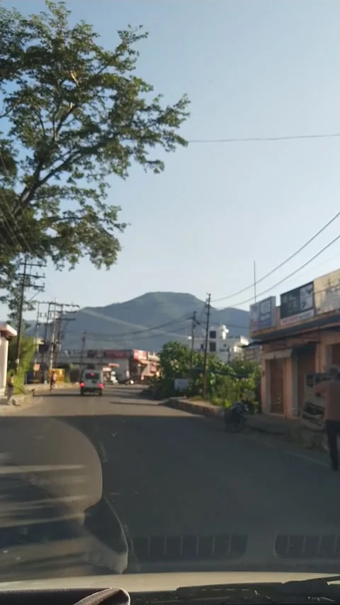 Road view of india Stock Footage 140591799