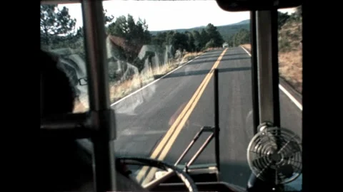 Road View from Inside a Vehicle Stock Footage 276291468