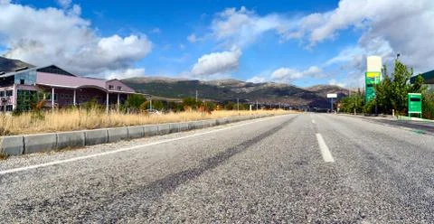 Road view Foto stock