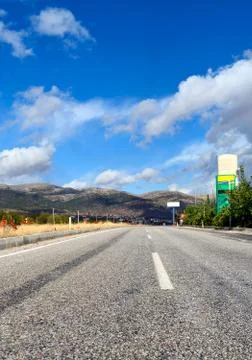 Road view Foto stock