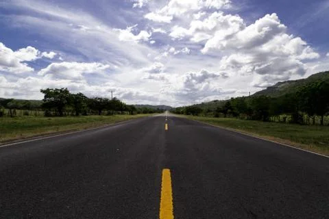 Road view Stock Photos