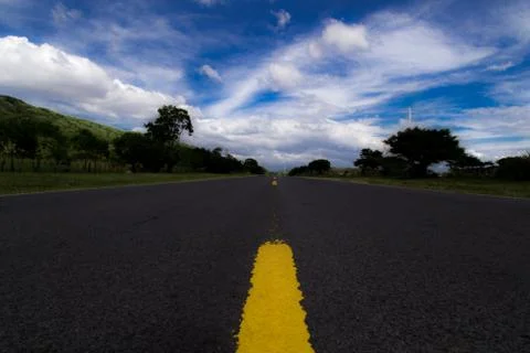 Road view Stock Photos