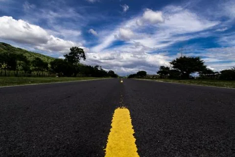 Road view Stock Photos