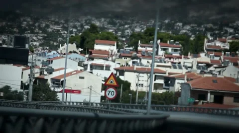 Road to village Video stock 29679181