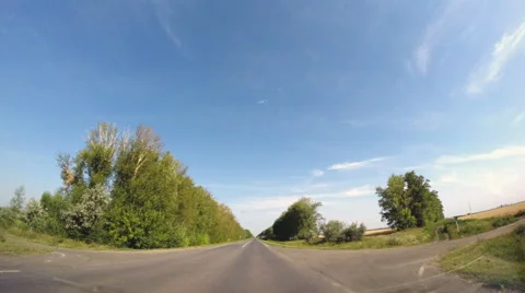 Road to village Video stock 40342079