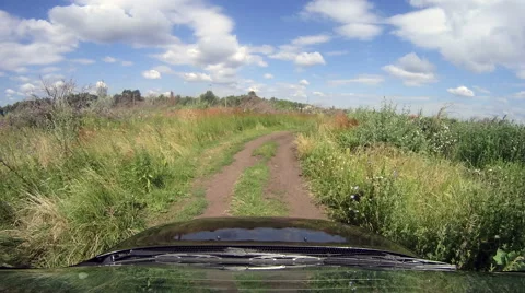 Road to village Video stock 40407441