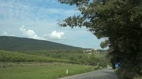 Road to the village Stock Footage 94364905
