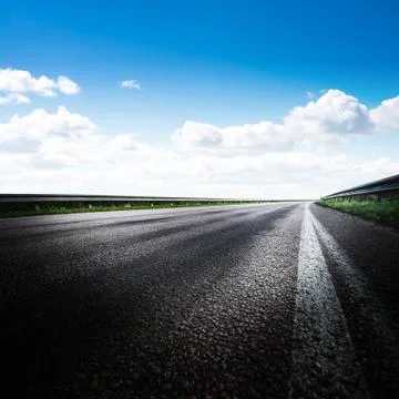 Road way forward direction Foto stock