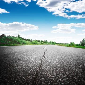 Road way forward direction Stock Photos