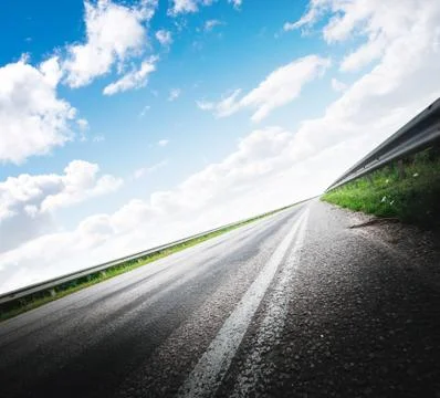 Road way forward direction Stock Photos