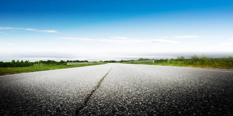 Road way forward direction Stock Photos
