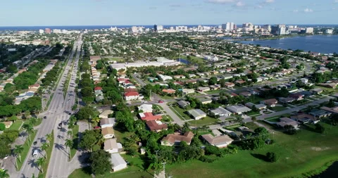 Road to West Palm Beach Stock Footage 148782008