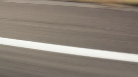 Road - White Line Stock Footage 41999814