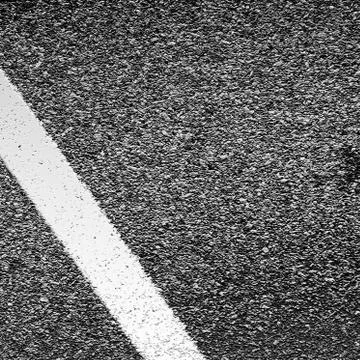 Road with white line Illustrazione stock