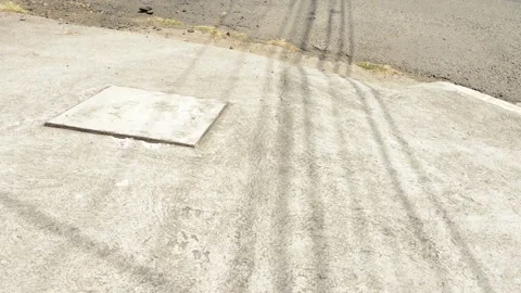 Road work during day on asphalt road 스톡 동영상 134369332