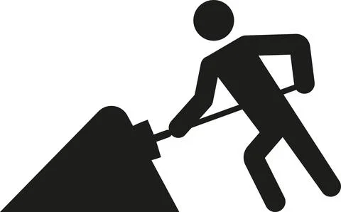 Road worker icon. Stock Illustration