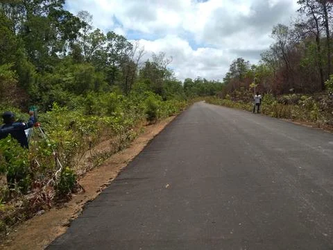Road working dokumentation Stock Photos
