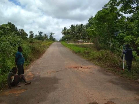 Road working dokumentation Stock Photos