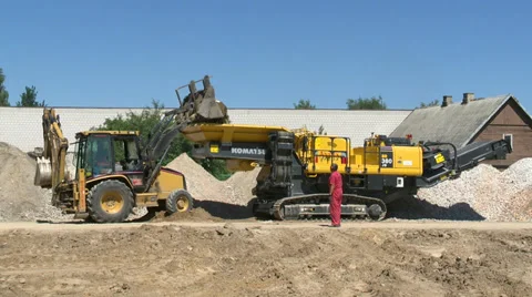 Road Works Stock Footage 33264927