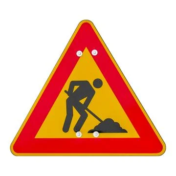 Road works Stock Photos